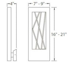 Load image into Gallery viewer, 2-Light LED Outdoor Armed Sconce by with Motion Sensor - 754CE
