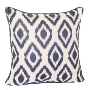 Navy & White Reversible Throw Pillows (Three Sets of Two) #9386