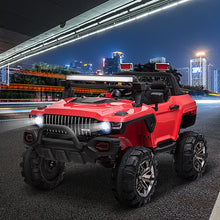 Load image into Gallery viewer, 2-Seater Electric Ride on Police Car SUV Truck Toy
