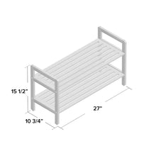 Load image into Gallery viewer, 2-Tier Shoe Rack
