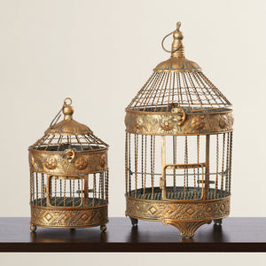 Two Piece Decorative Birdhouse Set #9690