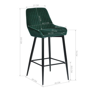 2-piece Alpharetta 29.1" Bar Stool