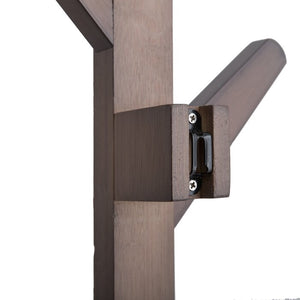 2.8'' Wide Solid Wood 10 - Hook Wall Mounted Coat Rack