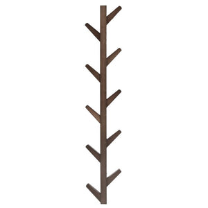2.8'' Wide Solid Wood 10 - Hook Wall Mounted Coat Rack