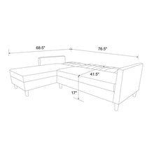 Load image into Gallery viewer, DHP Hartford Storage Chaise ONLY *AS-IS*
