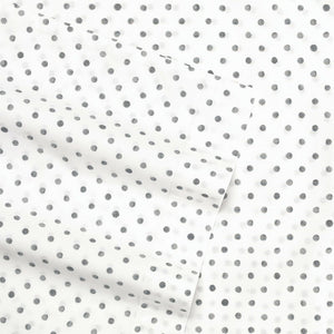 200 Thread Count Polka Dots 100% Cotton Percale Sheet Set GL772