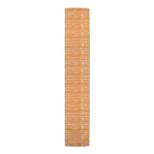 Load image into Gallery viewer, Designs Direct Fall Herringbone 72-Inch Table Runner in Orange
