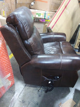 Load image into Gallery viewer, Lift Chair Recliner with Power Headrest and Lumbar Assist in Tonya Brown

