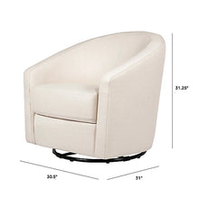 Load image into Gallery viewer, Babyletto Madison Swivel Glider in Performance Natural
