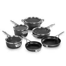 Load image into Gallery viewer, Space Saving Nonstick Hard-Anodized 10-Piece Cookware Set
