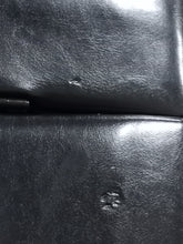 Load image into Gallery viewer, Black Mccullar Vegan Leather Storage Ottoman
