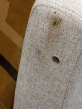 Load image into Gallery viewer, Hertford Lyquinn Linen Armchair With Solid Wood Foot
