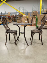 Load image into Gallery viewer, Bronze Riemer Round 2 - Person Outdoor Dining Set

