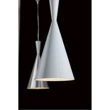 Load image into Gallery viewer, Bronx 1 Light 8 inch Brushed Nickel Pendant Ceiling Light MRM486
