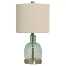 Load image into Gallery viewer, 20&quot; Seafoam Green Table Lamp
