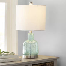 Load image into Gallery viewer, 20&quot; Seafoam Green Table Lamp
