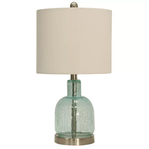 20" Seafoam Green Table Lamp