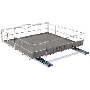 20 inch Pull-Out Kitchen Cabinet Organizer, Heavy-Gauge Steel Frame