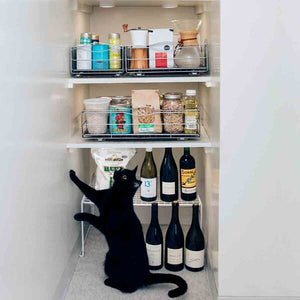 20 inch Pull-Out Kitchen Cabinet Organizer, Heavy-Gauge Steel Frame