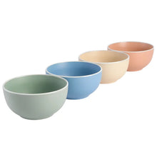 Load image into Gallery viewer, 20 oz. Creamy Tahini 4 Piece Cereal Bowl Set
