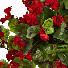 Load image into Gallery viewer, 21.5&quot; Artificial Flowering Plant in Basket
