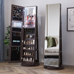 Jewelry Armoire with Mirror