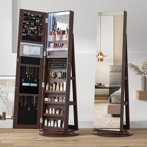 Jewelry Armoire with Mirror