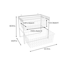Load image into Gallery viewer, 21.72&quot; W Stackable Storage Drawer 1727CDR
