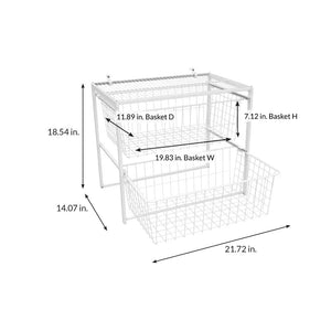 21.72" W Stackable Storage Drawer 1727CDR