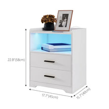 Load image into Gallery viewer, 22.8&#39;&#39; Tall 2 - Drawer Bachelor&#39;s Chest
