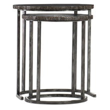 Load image into Gallery viewer, Black Nesting Tables in Wood and Metal (Set of 2)
