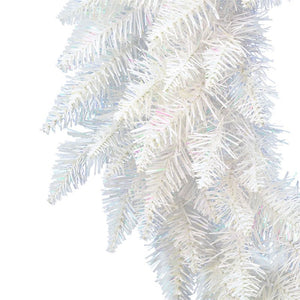 Vickerman 36" Plastic Spruce Artificial Christmas Wreath in Sparkle White