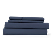 Load image into Gallery viewer, iEnjoy Home 4-PC Premium Ultra Soft Cal King Bed Sheet Set in Navy CG338
