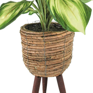 22" Artificial Foliage Plant In Basket 837AH
