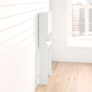 23.75'' W x 62.25'' H x 8.88'' D Over-The-Toilet Storage