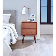 Load image into Gallery viewer, 23.98&#39;&#39; Tall 2 - Drawer Solid Wood Nightstand
