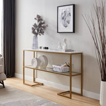 Load image into Gallery viewer, Errol Gold Console Table
