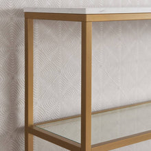 Load image into Gallery viewer, Errol Gold Console Table
