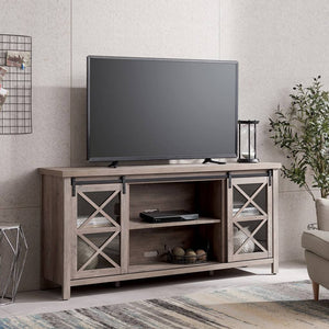 Clementine 68" Gray Oak TV Stand