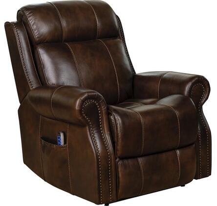 Lift Chair Recliner with Power Headrest and Lumbar Assist in Tonya Brown