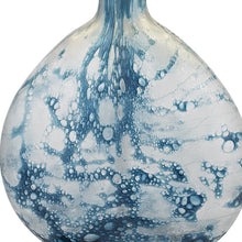Load image into Gallery viewer, 23&quot; Bedside Blue Glass Table Lamp

