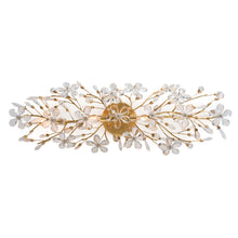 Load image into Gallery viewer, Cheshire Gold Leaf Four-Light Wall Sconce
