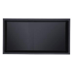 24" X 12" Stainless Steel Rectangular Recessed Shower Niche