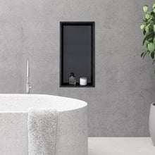 Load image into Gallery viewer, 24&quot; X 12&quot; Stainless Steel Rectangular Recessed Shower Niche
