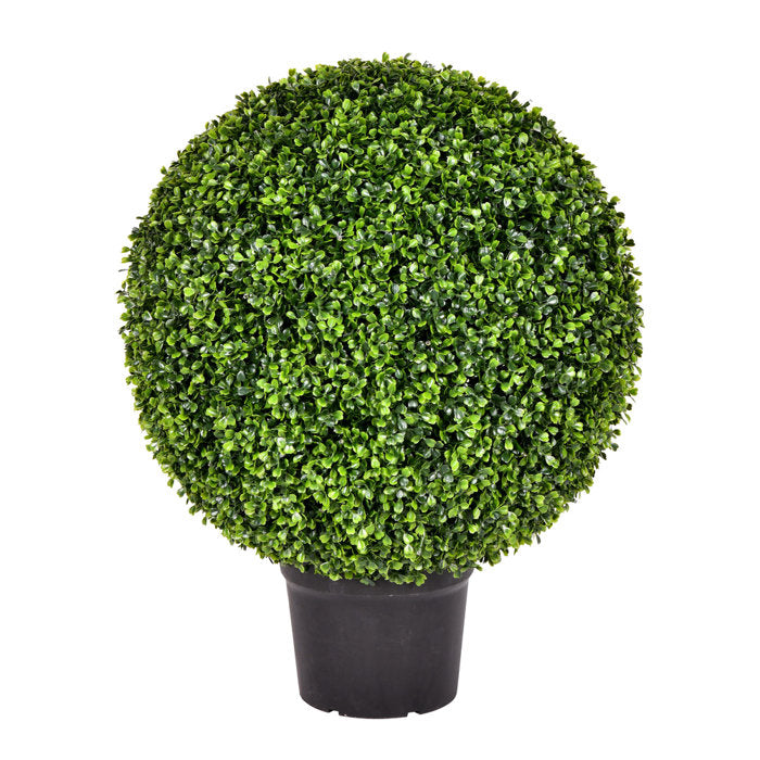 24'' Faux Boxwood Topiary in Pot