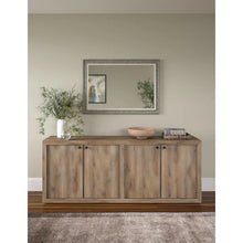 Load image into Gallery viewer, 24 In W. X 36 In H. Framed Rectangular Bathroom Vanity Mirror In Embossed Oak

