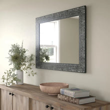 Load image into Gallery viewer, 24 In W. X 36 In H. Framed Rectangular Bathroom Vanity Mirror In Ornate Black
