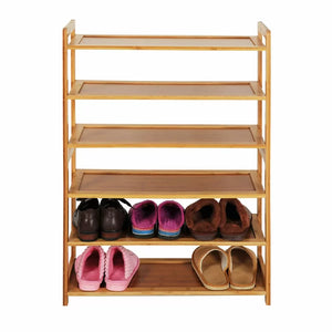 24 Pair Shoe Rack, 6.2" H
