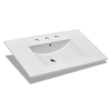 Load image into Gallery viewer, 24&#39;&#39; Single Bathroom Vanity Top in White with Sink
