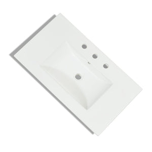 24'' Single Bathroom Vanity Top in White with Sink MRM4378